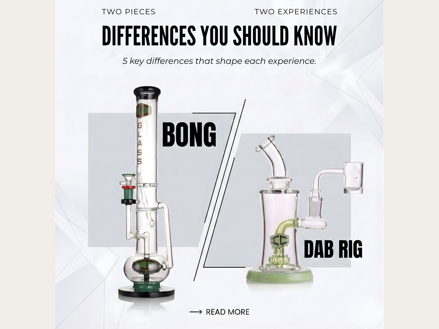 Check Out 5 Major Differences Between a Dab Rig and a Bong – IC Glass
