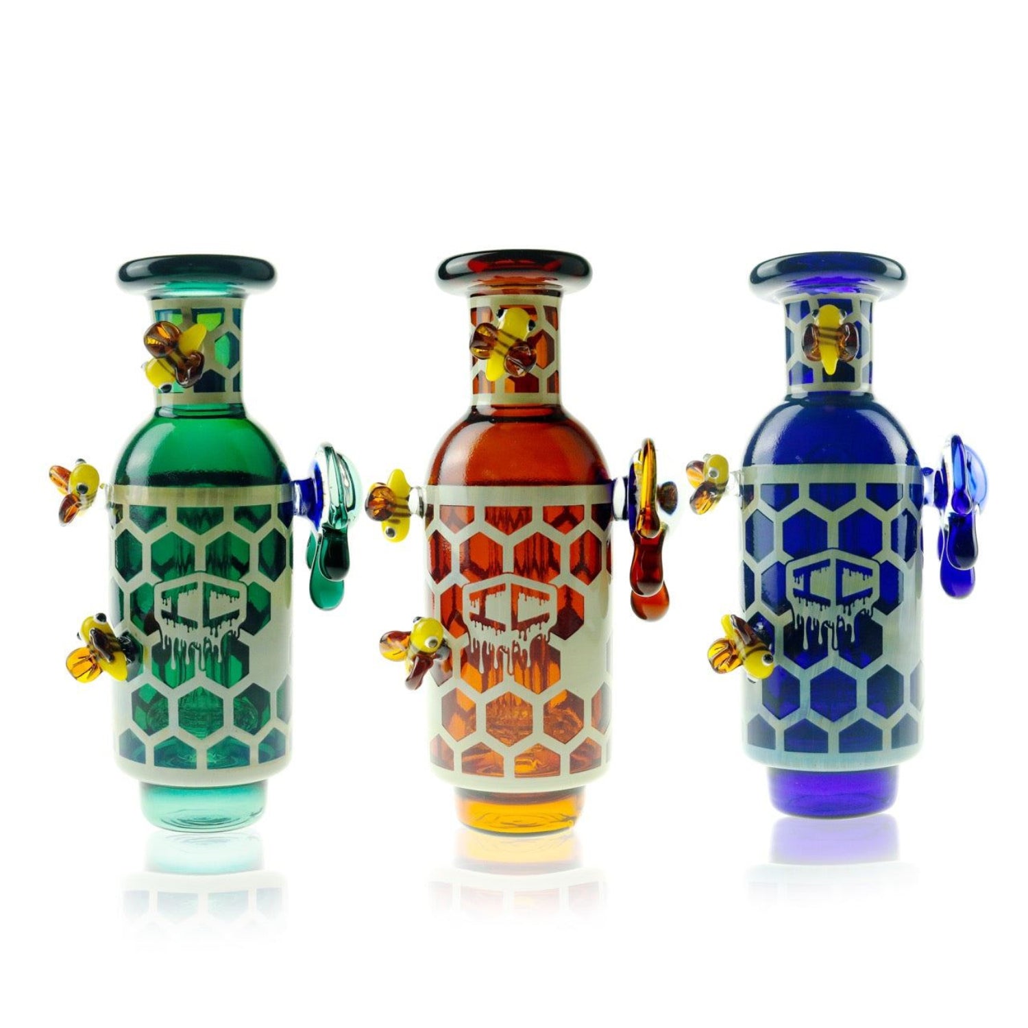 IC Glass Carta Attachment | Fumed Honeycomb Honeybees Fits All Carta