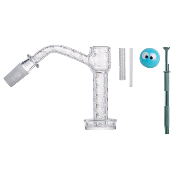IC QUARTZ- NIRVANA 14MM45D with Terp Ball Grabber | 5Colors