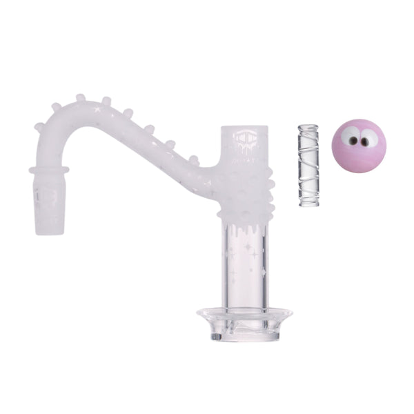 IC QUARTZ- BLAZE 2nd Generation with Terp Ball Grabber | 14mm Male 90^ Banger | ICQ1128