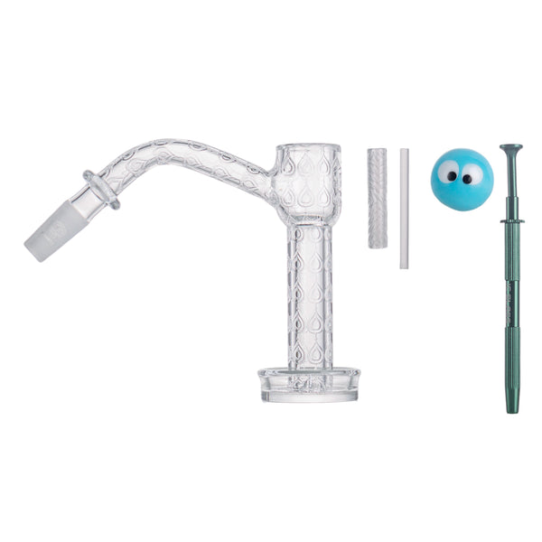 IC QUARTZ- NIRVANA 10MM45D with Terp Ball Grabber | 5Colors