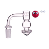 IC GLASS - AGASSIZ| 14mm Male 90D Banger| Includes Carb Cap, Terp Balls & Sticker