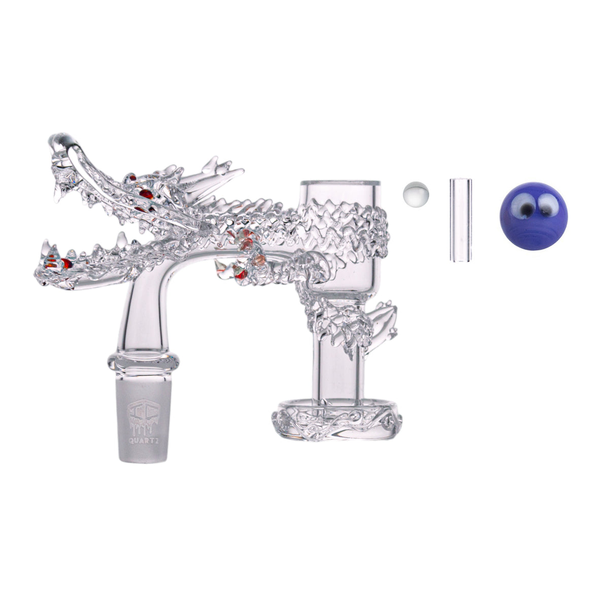 IC Quartz - LUMINOUS - A | 14mm Male 90D Premium Design 99.9% Quartz Banger