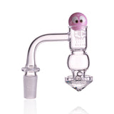 IC GLASS - AGASSIZ| 14mm Male 90D Banger| Includes Carb Cap, Terp Balls & Sticker