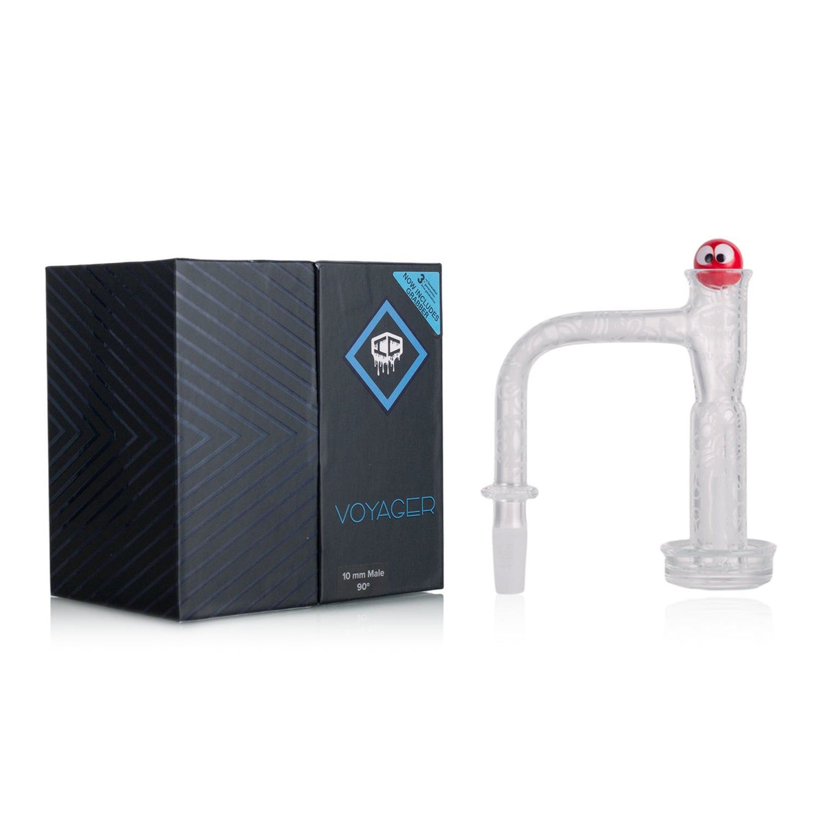 IC QUARTZ Voyager | ICQ1036-10M90D | 3rd Gen Banger Kit | with terp ball grabber | 5 colors