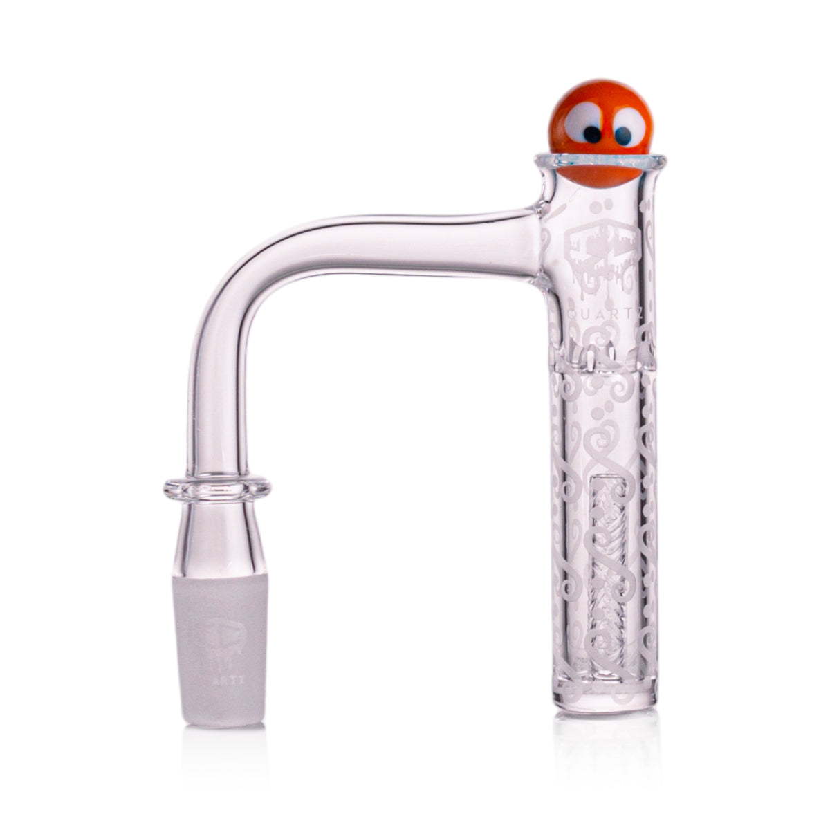 IC Quartz - EVERCLEAR | 14mm 90D | Banger| Includes Carb Caps, Terp Balls