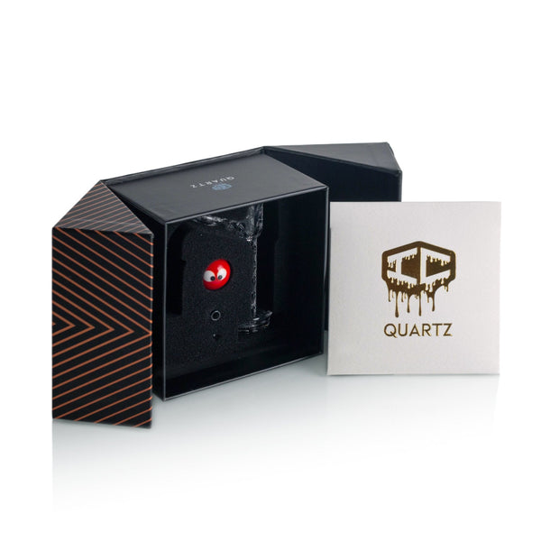 IC QUARTZ - NIRVANA 2nd Generation with terp ball grabber | 14MM 90D  | Includes Carb cap, Terp Balls