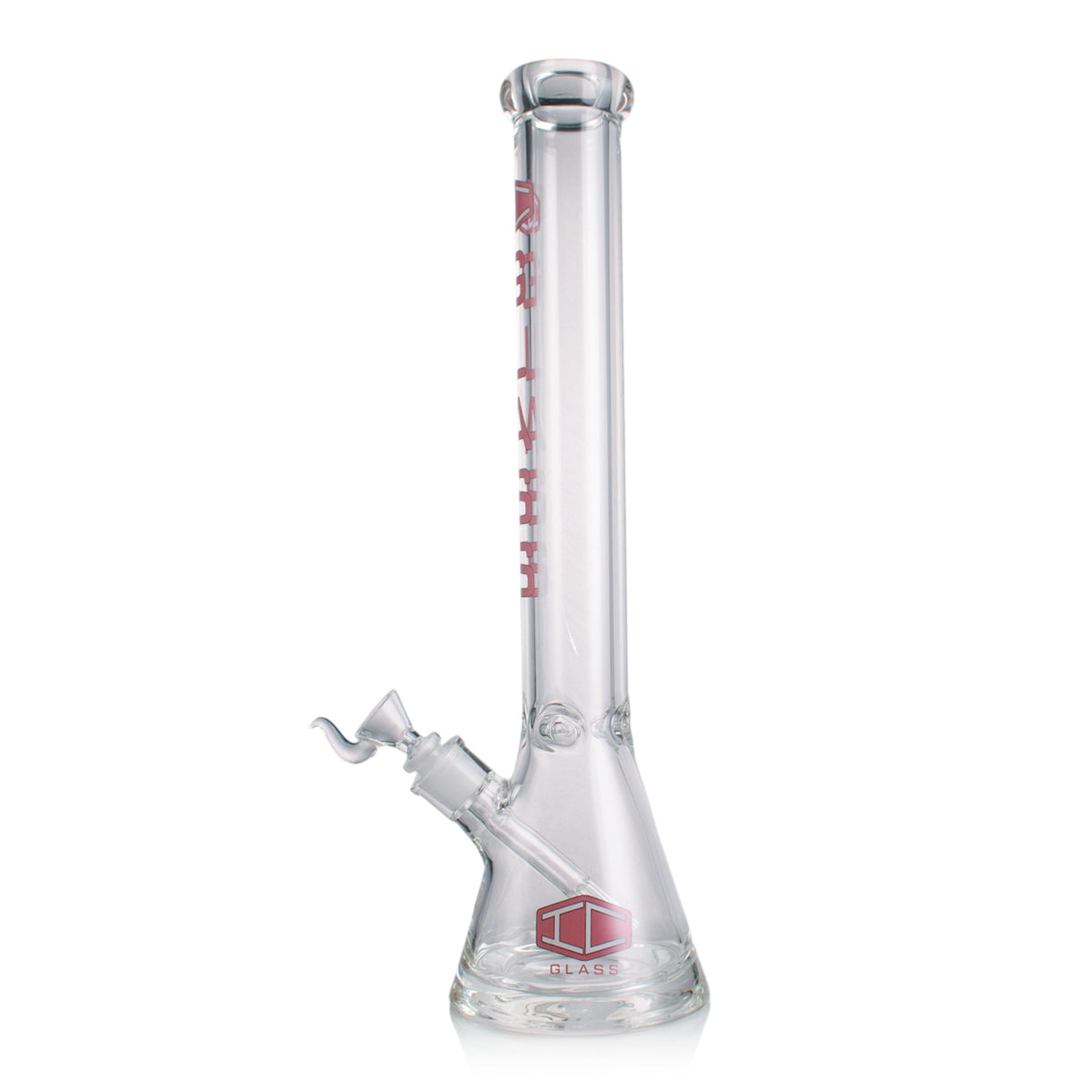 IC GLASS 18” Beaker Bong – 9MM Thick Glass Water Pipe with Heavy Base