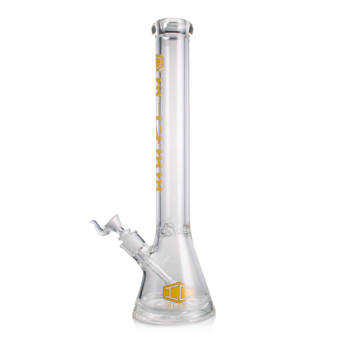 IC GLASS 18” Beaker Bong – 9MM Thick Glass Water Pipe with Heavy Base