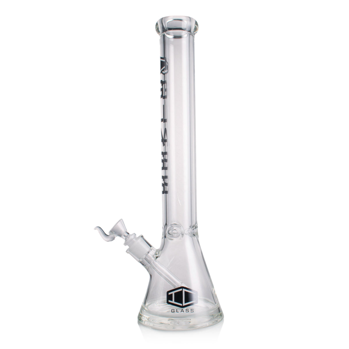 IC GLASS 18” Beaker Bong – 9MM Thick Glass Water Pipe with Heavy Base
