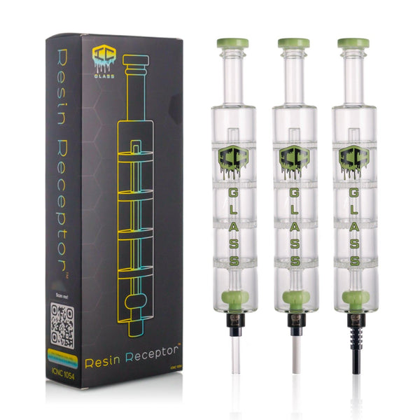 IC GLASS - Resin Receptor | comes with 6 accessories & Adapter for HUNI BADGER | ICNC1054