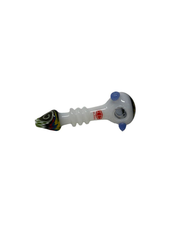 IC GLASS- Premium Design Hand Pipe With Screen | Mix Colors | ICHP3054