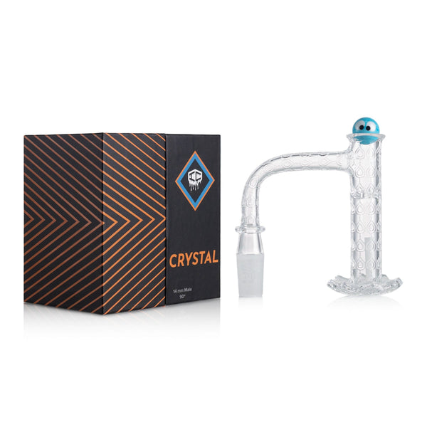 IC Quartz - Crystal 2nd generation 14MM 90D with  terp ball grabber