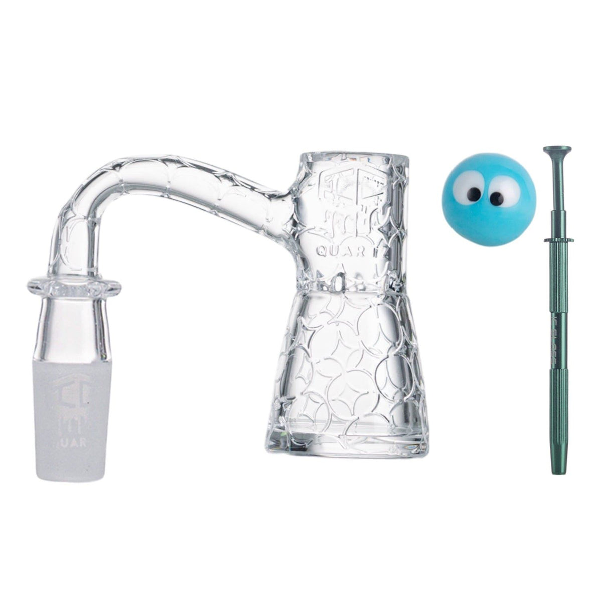 IC QUARTZ- MYSTIC 2nd Gen with Terp Ball Grabber| 14MM Male Quartz Banger