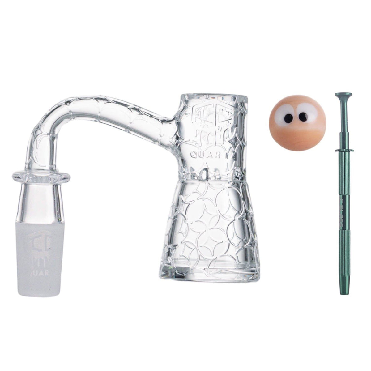 IC QUARTZ- MYSTIC 2nd Gen with Terp Ball Grabber| 14MM Male Quartz Banger