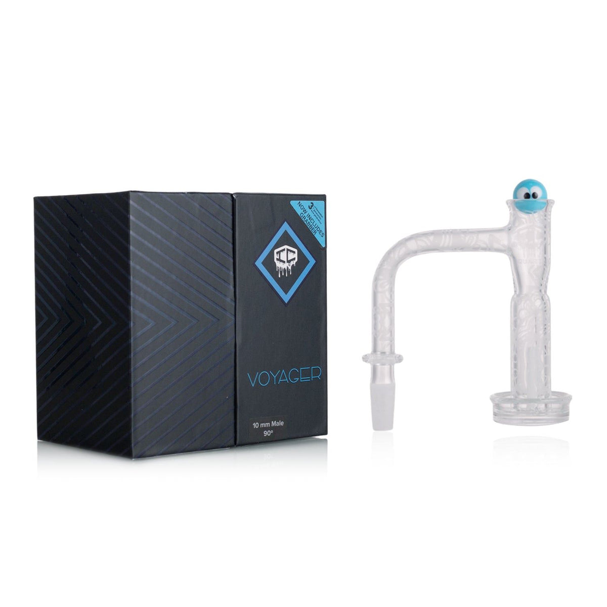IC QUARTZ Voyager | ICQ1036-10M90D | 3rd Gen Banger Kit | with terp ball grabber | 5 colors