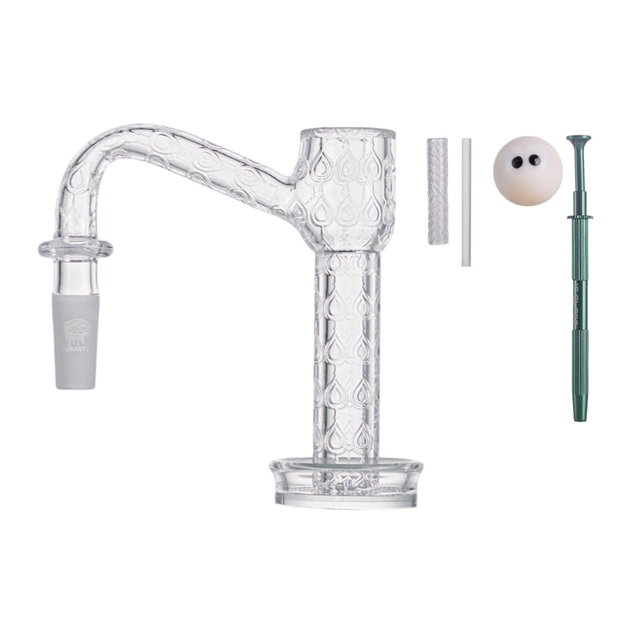 IC QUARTZ- NIRVANA 10MM90D with Terp Ball Grabber