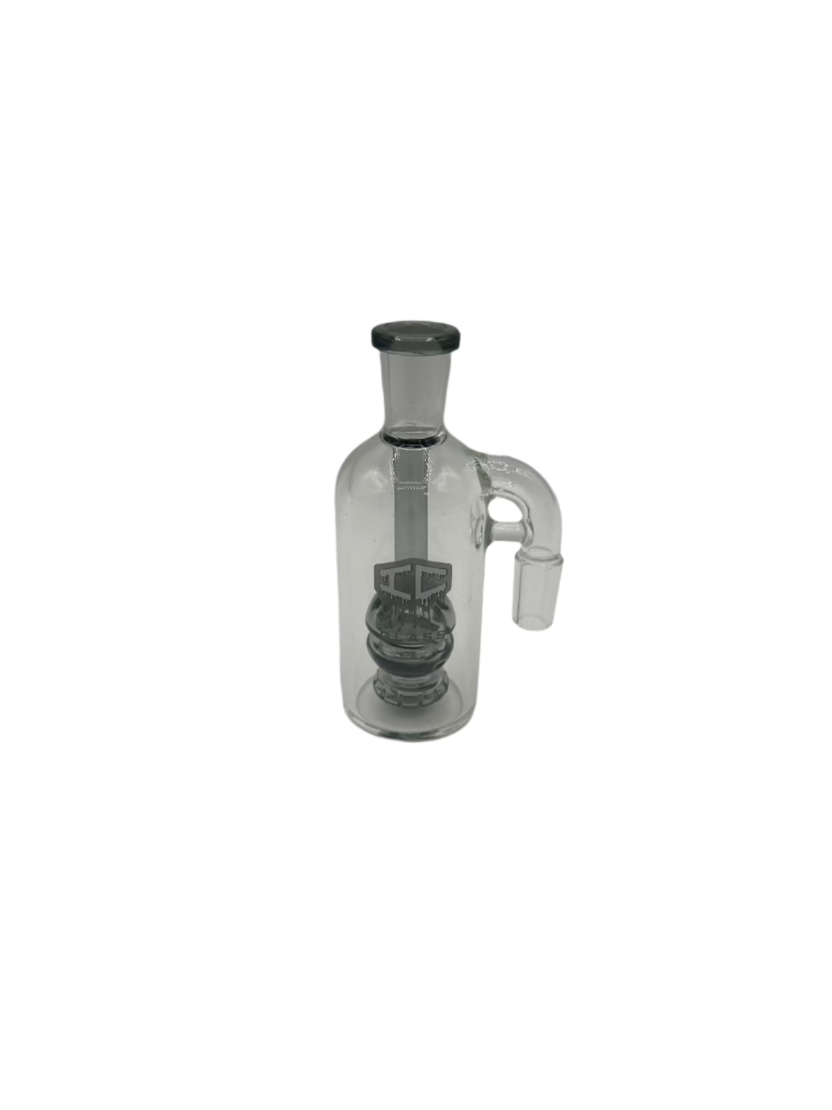 Ash Catcher for Bongs in Smoky Black