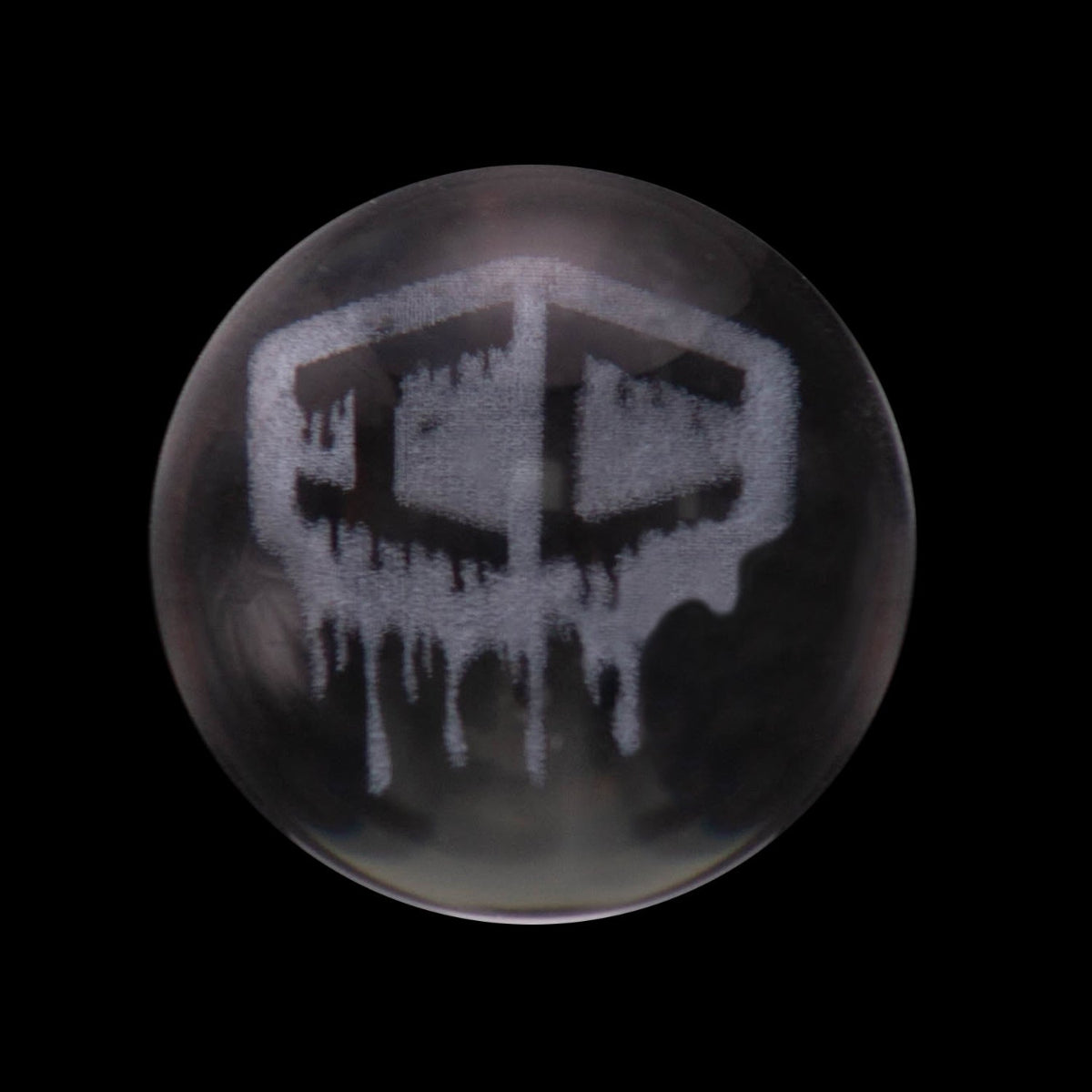 Close-up of galactic banger with 14mm male joint and thermal vapor chamber design