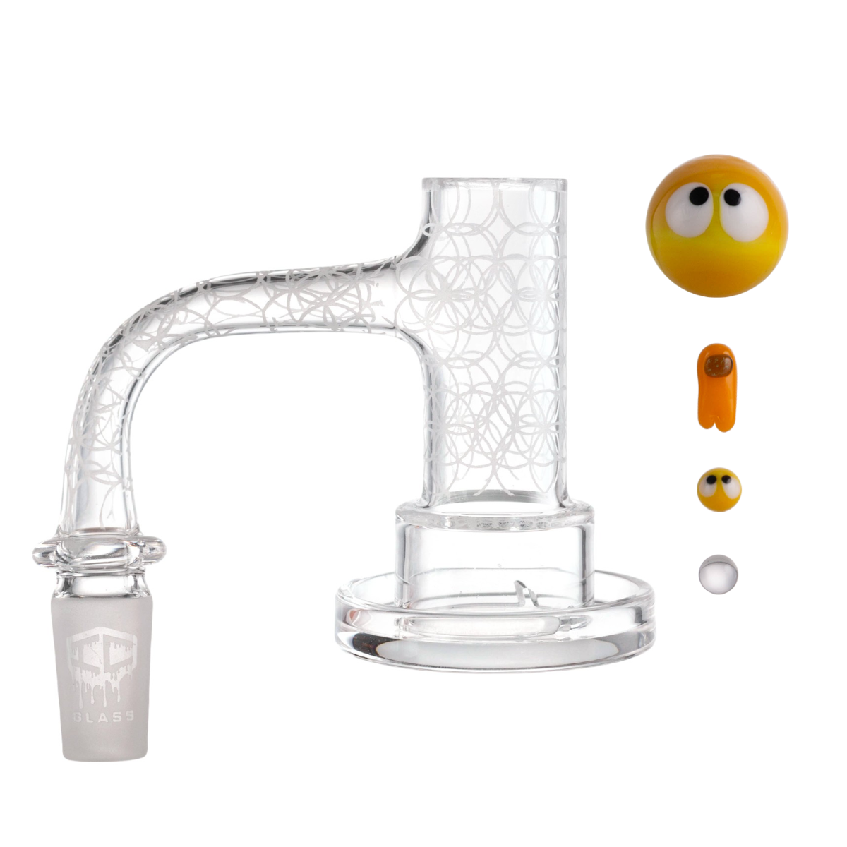 Colored Carb Cap with Googly Eyes Included in QUASAR Kit