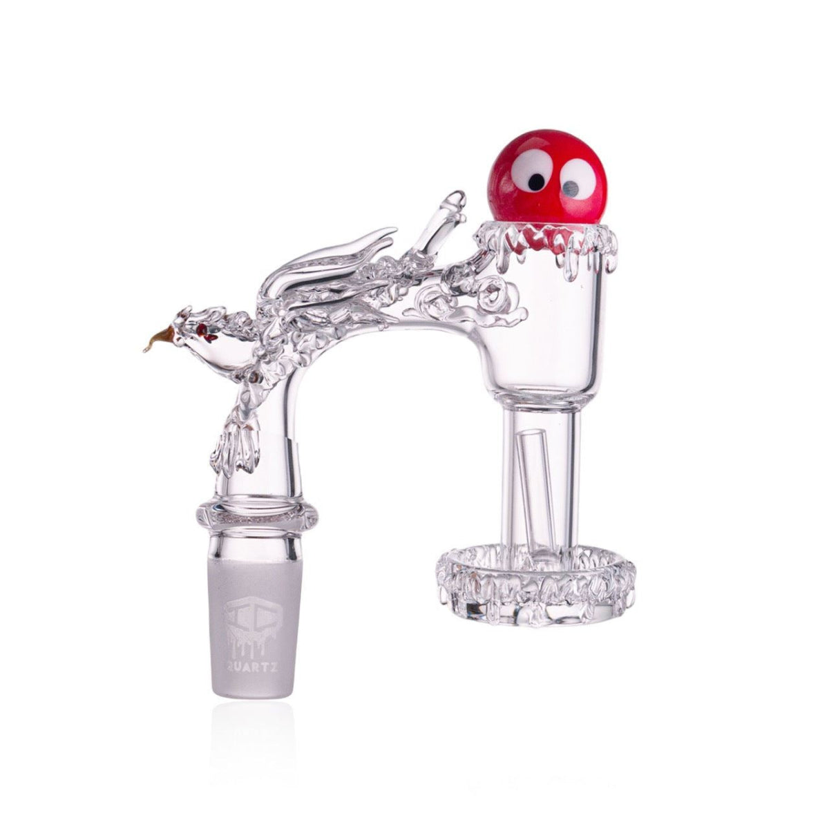 Colored terp ball, terp pillar, and premium quartz banger combo