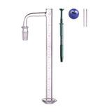 Complete IC Glass CHALLENGE BANGER kit with terp pillar and carb cap
