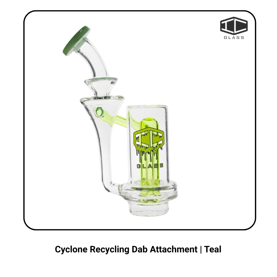 cyclone recycler attachment, teal