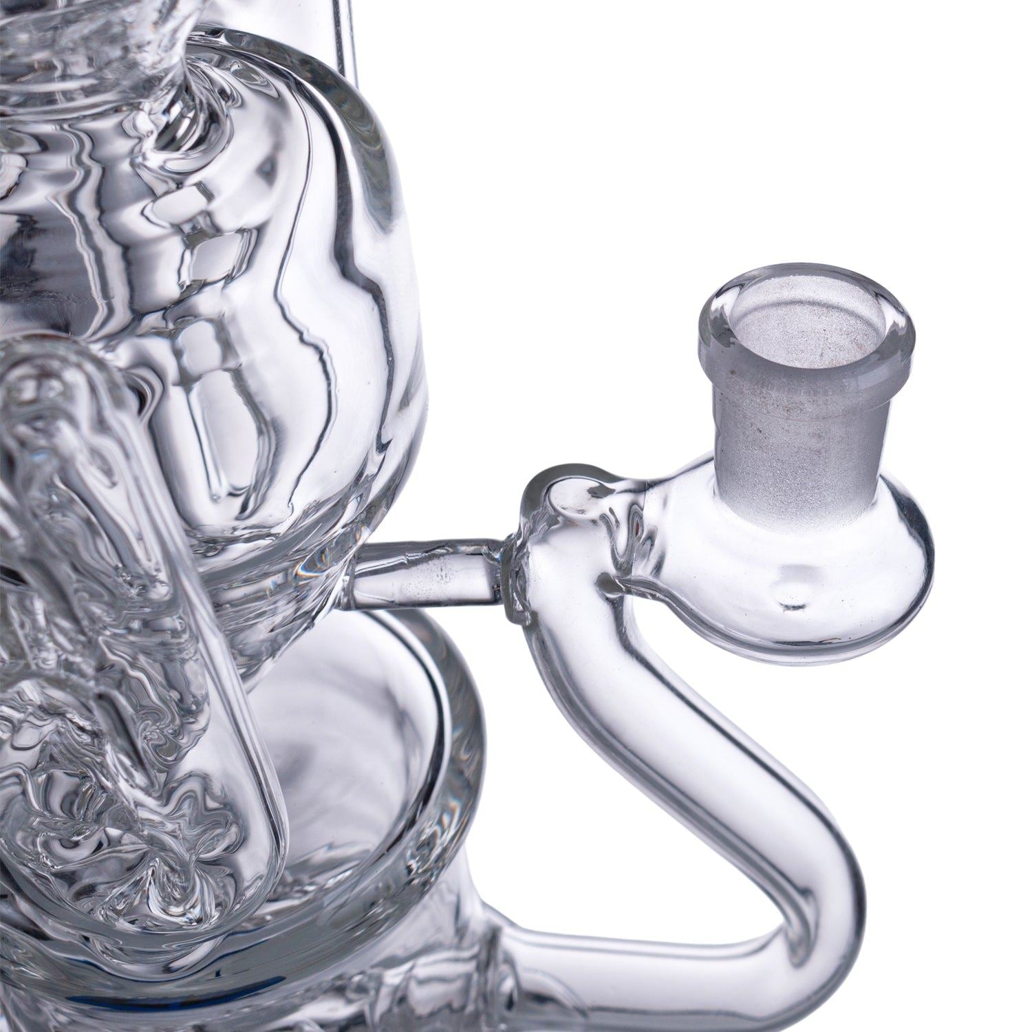 IC Glass - Premium Handcrafted Glass Recycler | 11" Clear Glass