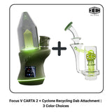 Focus V CARTA 2 + Cyclone Recycling Dab Attachment |  3 Color Choices