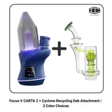 Focus V CARTA 2 + Cyclone Recycling Dab Attachment |  3 Color Choices
