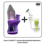 Focus V CARTA 2 + Cyclone Recycling Dab Attachment |  3 Color Choices