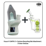 Focus V CARTA 2 + Cyclone Recycling Dab Attachment |  3 Color Choices