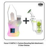 Focus V CARTA 2 + Cyclone Recycling Dab Attachment |  3 Color Choices