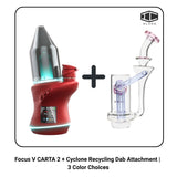 Focus V CARTA 2 + Cyclone Recycling Dab Attachment |  3 Color Choices