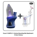 Focus V CARTA 2 + Cyclone Recycling Dab Attachment |  3 Color Choices