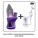 Focus V CARTA 2 + Cyclone Recycling Dab Attachment |  3 Color Choices
