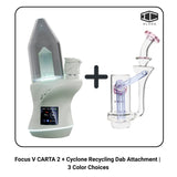 Focus V CARTA 2 + Cyclone Recycling Dab Attachment |  3 Color Choices