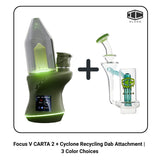 Focus V CARTA 2 + Cyclone Recycling Dab Attachment |  3 Color Choices