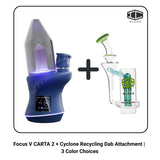 Focus V CARTA 2 + Cyclone Recycling Dab Attachment |  3 Color Choices