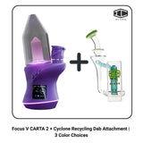 Focus V CARTA 2 + Cyclone Recycling Dab Attachment |  3 Color Choices