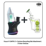 Focus V CARTA 2 + Cyclone Recycling Dab Attachment |  3 Color Choices