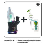 Focus V CARTA 2 + Cyclone Recycling Dab Attachment |  3 Color Choices