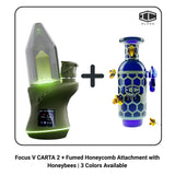 Focus V CARTA 2 + Fumed Honeycomb Attachment with Honeybees | 3 Colors Available