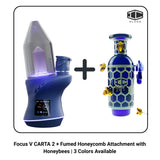 Focus V CARTA 2 + Fumed Honeycomb Attachment with Honeybees | 3 Colors Available