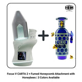 Focus V CARTA 2 + Fumed Honeycomb Attachment with Honeybees | 3 Colors Available