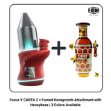 Focus V CARTA 2 + Fumed Honeycomb Attachment with Honeybees | 3 Colors Available
