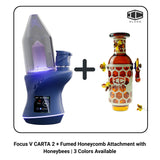 Focus V CARTA 2 + Fumed Honeycomb Attachment with Honeybees | 3 Colors Available