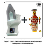 Focus V CARTA 2 + Fumed Honeycomb Attachment with Honeybees | 3 Colors Available