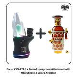Focus V CARTA 2 + Fumed Honeycomb Attachment with Honeybees | 3 Colors Available