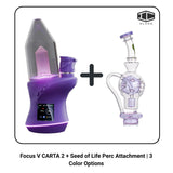Focus V CARTA 2 + Seed of Life Perc Attachment | 3 Color Options